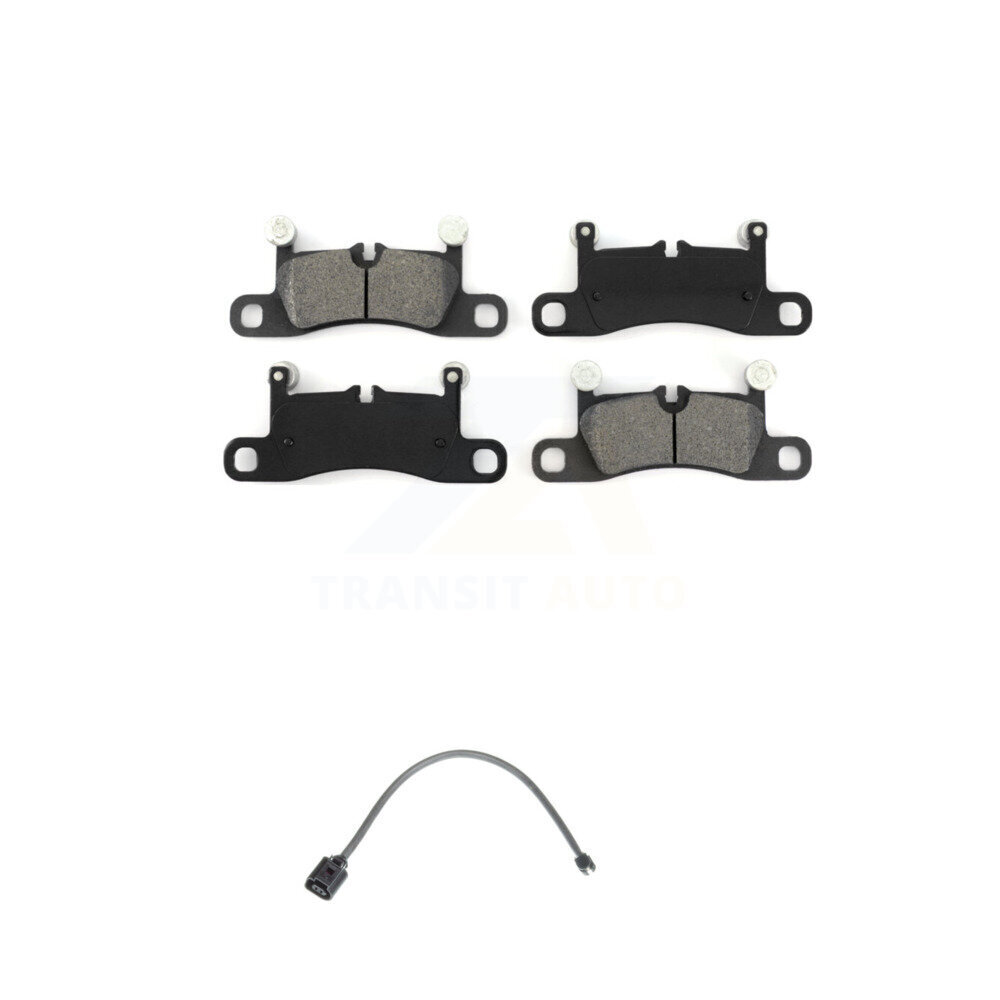 Rear Semi-Metallic Disc Brake Pads And Wear Sensors Kit For Porsche Cayenne with Harness KSW-100525