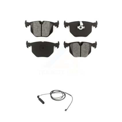 Rear Semi-Metallic Disc Brake Pads And Wear Sensors Kit For BMW 330Ci 330i 330xi 3.0L KSW-100528
