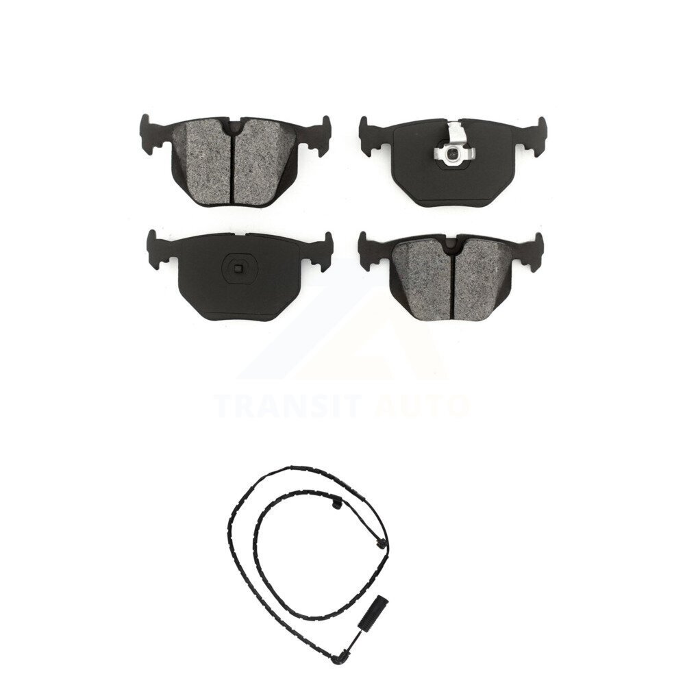 Rear Semi-Metallic Disc Brake Pads And Wear Sensors Kit For Land Rover Range KSW-100531