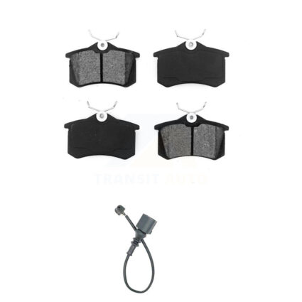 Rear Semi-Metallic Disc Brake Pads And Wear Sensors Kit For 2003-2006 Audi TT 1.8L KSW-100538