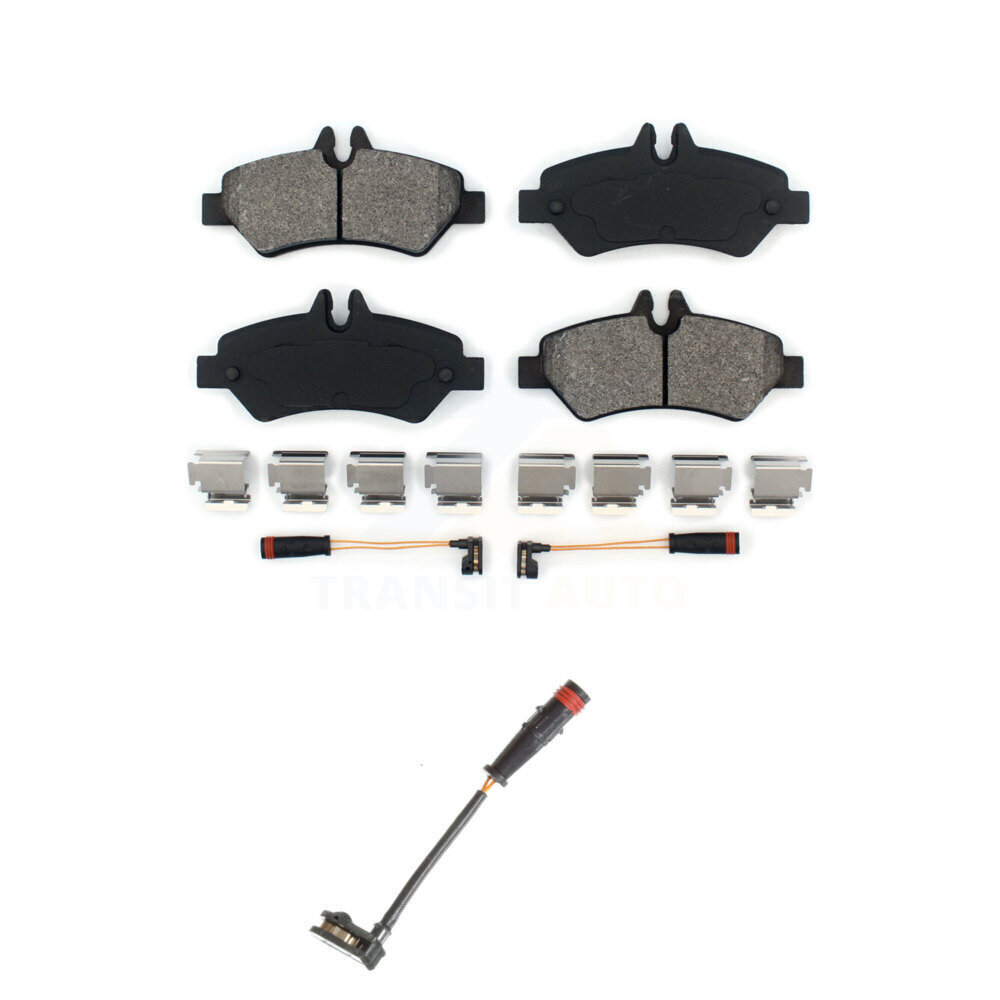 Rear Semi-Metallic Brake Pad & Extra Wear Sensor Kit For Mercedes-Benz Sprinter 2500 3500 KSW-100540