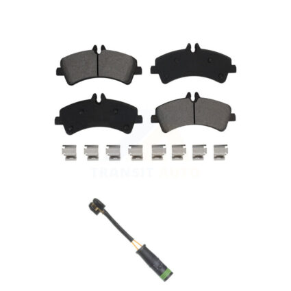 Rear Semi-Metallic Brake Pad Wear Sensor Kit For Mercedes-Benz Sprinter 3500 Freightliner KSW-100542