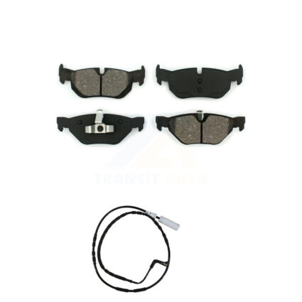 Rear Semi-Metallic Brake Pad And Wear Sensor Kit For BMW 323i 328i 128i xDrive 328xi 325i KSW-100544