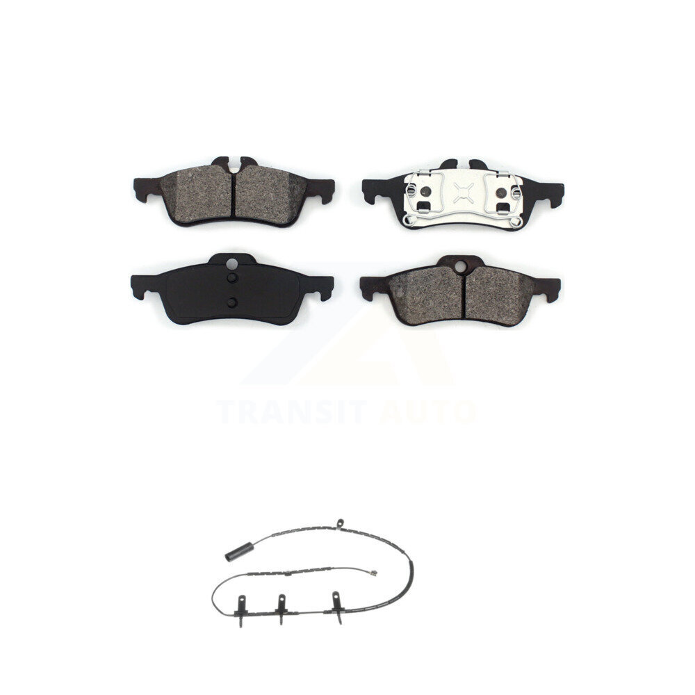 Rear Semi-Metallic Disc Brake Pads And Wear Sensors Kit For Mini Cooper KSW-100549