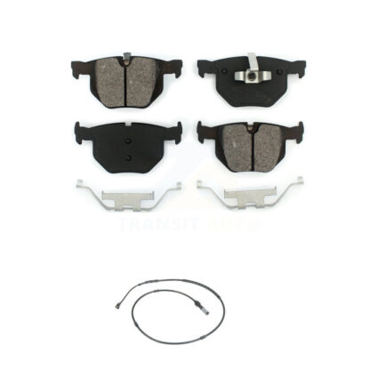 Rear Semi-Metallic Disc Brake Pads And Wear Sensors Kit For BMW 335i xDrive KSW-100553