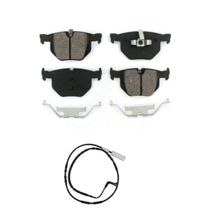 Rear Semi-Metallic Brake Pads & Wear Sensor Kit For BMW 335i xDrive 335xi 330i 330xi 335d KSW-100554