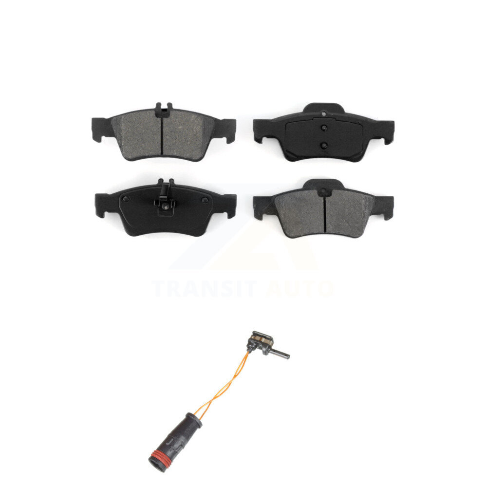 Rear Semi-Metallic Brake Pad & Wear Sensor Kit For Mercedes-Benz E350 E550 S550 E400 E250 KSW-100556