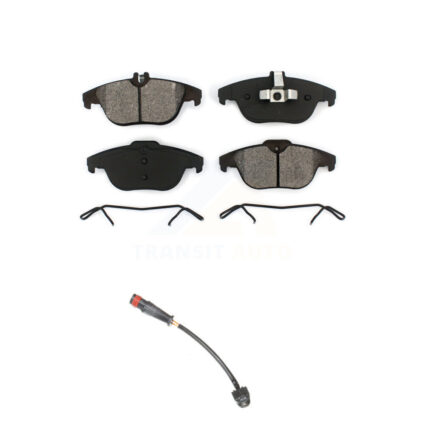 Rear Semi-Metallic Disc Brake Pad And Wear Sensor Kit For 2011 Mercedes-Benz C63 AMG 6.3L KSW-100557