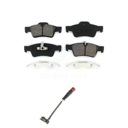 Rear Semi-Metallic Brake Pad & Wear Sensor Kit For Mercedes-Benz ML350 R350 G63 AMG GL450 KSW-100559