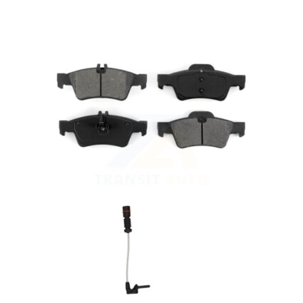 Rear Semi-Metallic Brake Pads Wear Sensor Kit For 2003 Mercedes-Benz E320 Sedan with 3.2L KSW-100562