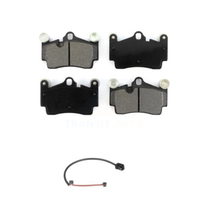 Rear Semi-Metallic Brake Pads & Wear Sensor Kit For 2005-2006 Porsche Cayenne S with 4.5L KSW-100564