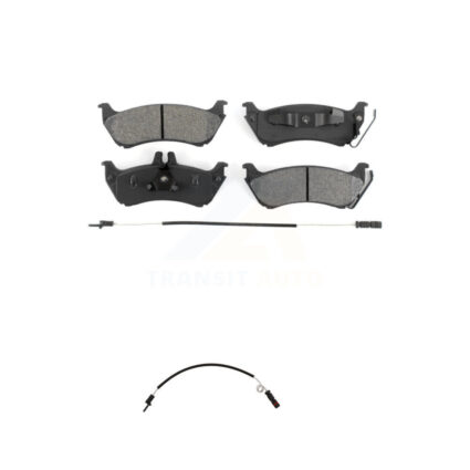 Rear Semi-Metallic Brake Pads & Extra Wear Sensor Kit For Mercedes-Benz ML320 ML350 ML430 KSW-100578