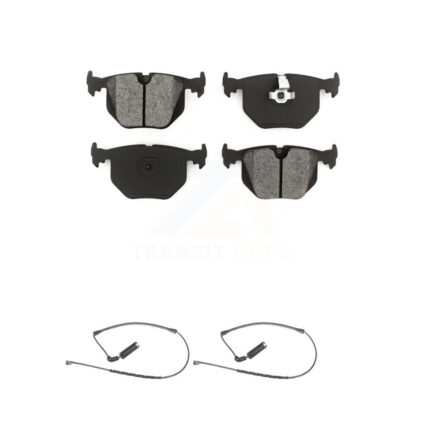 Rear Semi-Metallic Disc Brake Pads And Wear Sensors Kit For 2000-2006 BMW X5 KSW-100583
