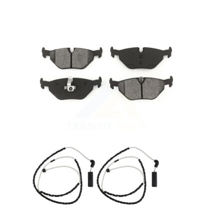 Rear Semi-Metallic Disc Brake Pads And Wear Sensors Kit For BMW Z4 KSW-100588