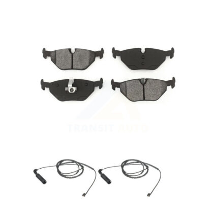 Rear Semi-Metallic Brake Pad And Wear Sensor Kit For BMW 325i 325Ci 320i 325xi 328i 323Ci KSW-100602