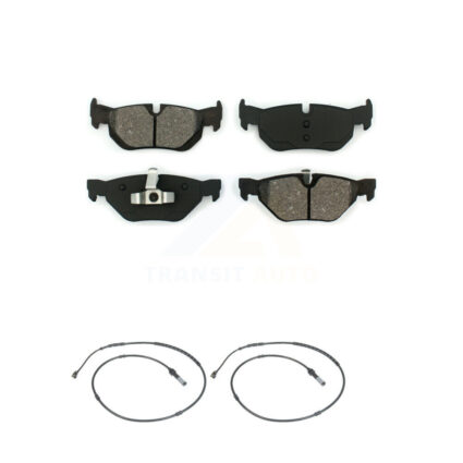 Rear Semi-Metallic Disc Brake Pads And Wear Sensors Kit For BMW 328i xDrive 320i KSW-100606