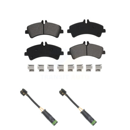 Rear Semi-Metallic Brake Pad Wear Sensor Kit For Mercedes-Benz Sprinter 3500 Freightliner KSW-100608