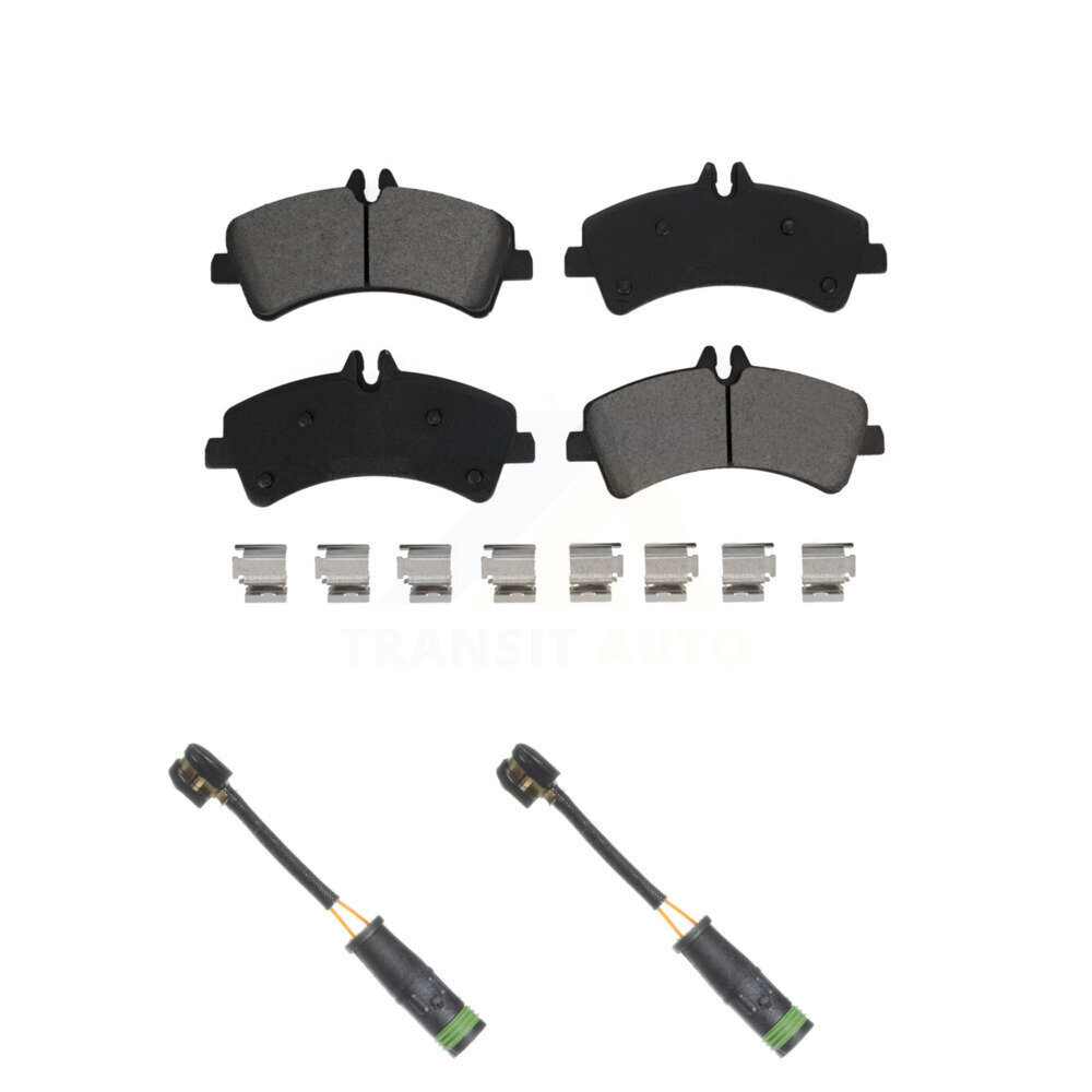 Rear Semi-Metallic Brake Pad Wear Sensor Kit For Mercedes-Benz Sprinter 3500 Freightliner KSW-100608