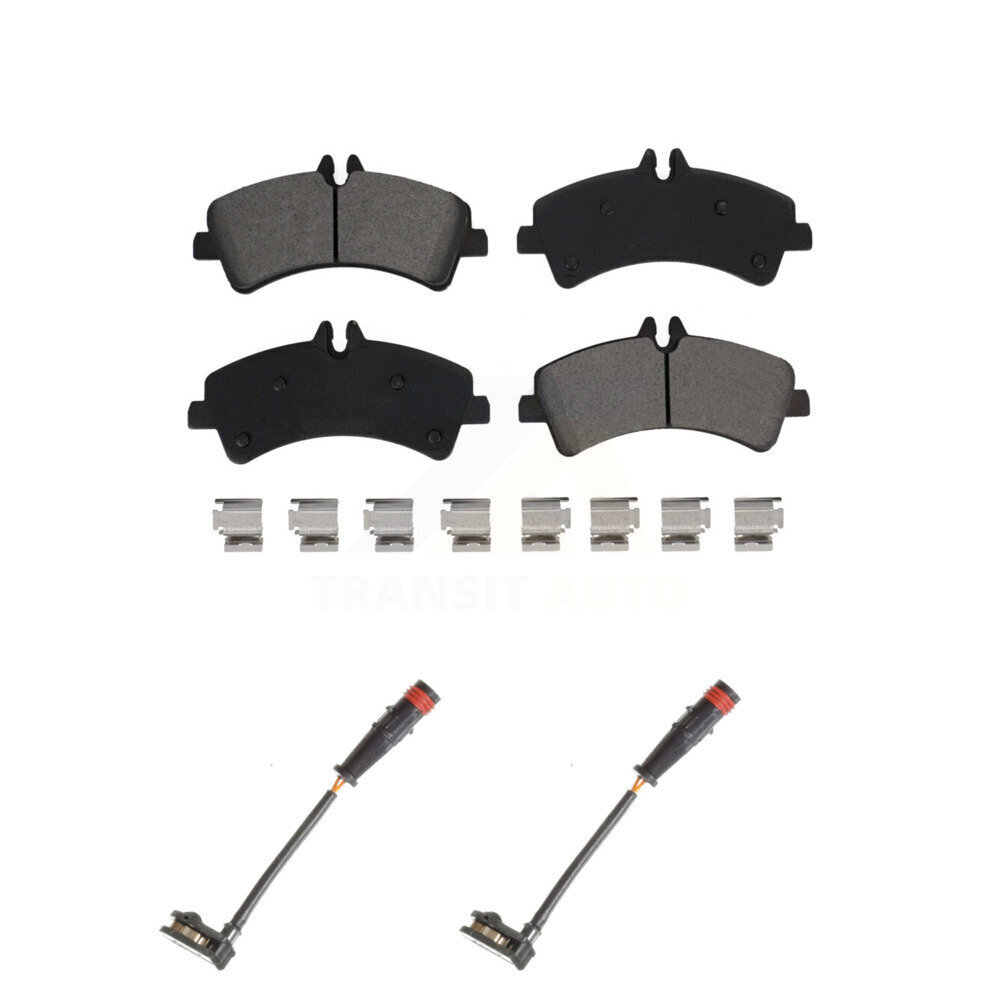 Rear Semi-Metallic Disc Brake Pad & Wear Sensor Kit For Sprinter 3500 Mercedes-Benz Dodge KSW-100610