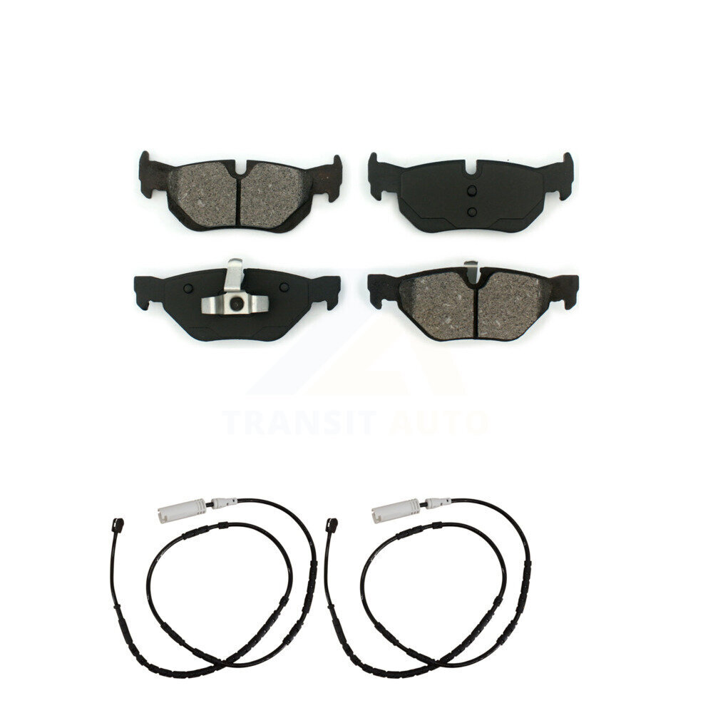 Rear Semi-Metallic Disc Brake Pads And Wear Sensors Kit For BMW X1 KSW-100611