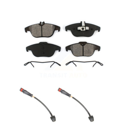 Rear Semi-Metallic Disc Brake Pad And Wear Sensor Kit For 2011 Mercedes-Benz C63 AMG 6.3L KSW-100615