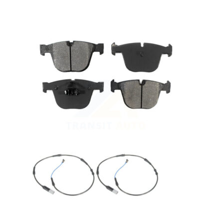 Rear Semi-Metallic Disc Brake Pads And Wear Sensors Kit For 2009-2010 BMW 535i 3.0L KSW-100622