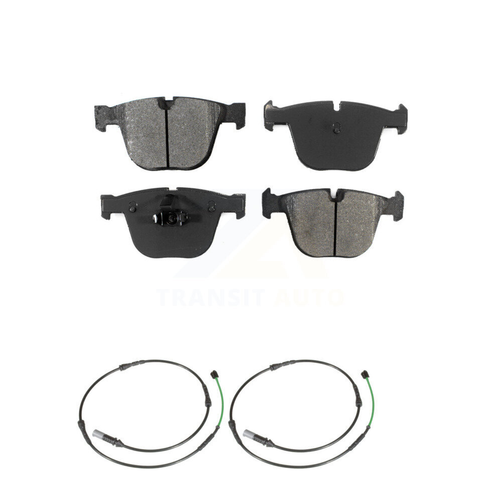 Rear Semi-Metallic Disc Brake Pads And Wear Sensors Kit For BMW 535i GT xDrive 550i KSW-100634