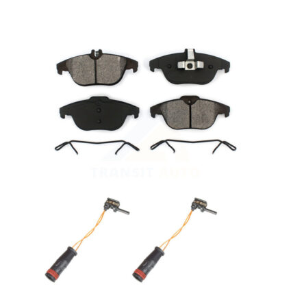Rear Semi-Metallic Brake Pads & Wear Sensor Kit For Mercedes-Benz C300 GLK350 GLK250 E350 KSW-100636
