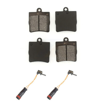 Rear Semi-Metallic Disc Brake Pads And Wear Sensors Kit For Mercedes-Benz C230 C240 KSW-100639