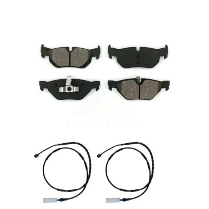 Rear Semi-Metallic Disc Brake Pads And Wear Sensors Kit For BMW 328i xDrive 128i KSW-100650