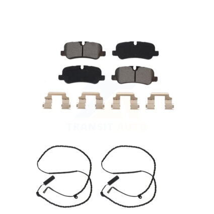 Rear Semi-Metallic Disc Brake Pads And Wear Sensors Kit For Land Rover Range KSW-100651