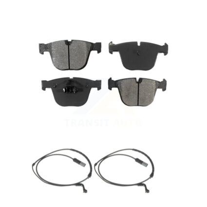 Rear Semi-Metallic Disc Brake Pads And Wear Sensors Kit For BMW X5 X6 KSW-100656