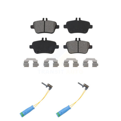 Rear Semi-Metallic Disc Brake Pads & Wear Sensor Kit For Mercedes-Benz CLA250 GLA250 2.0L KSW-100658