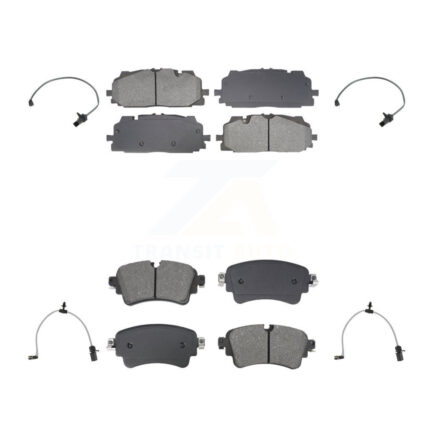 Front Rear Semi-Metallic Disc Brake Pads Wear Sensor Kit For Audi A6 Quattro A7 Sportback KSW-100714