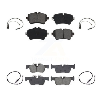 Front Rear Semi-Metallic Disc Brake Pads And Wear Sensors Kit For Mini Cooper Clubman KSW-100718