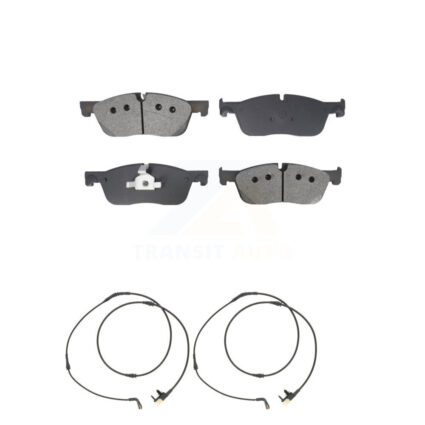 Front Semi-Metallic Brake Pads & Wear Sensor Kit For Jaguar F-Pace Land Rover Range Velar KSW-100754