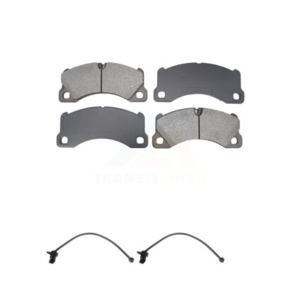 Front Semi-Metallic Disc Brake Pad Wear Sensor Kit For Porsche Macan except Ceramic Rotor KSW-100761