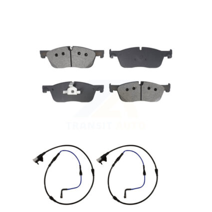 Front Semi-Metallic Disc Brake Pads And Wear Sensors Kit For Jaguar XE XF KSW-100768
