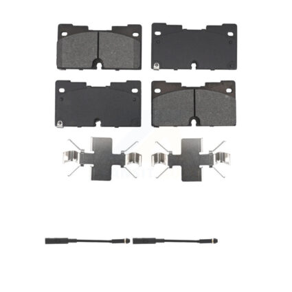 Front Semi-Metallic Brake Pads Wear Sensor Kit For GMC Chevrolet Silverado 1500 Sierra XL KSW-100770