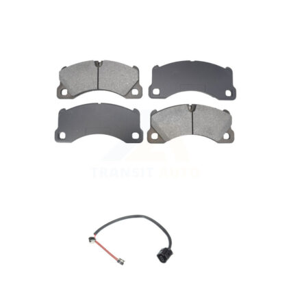 Front Semi-Metallic Disc Brake Pads And Wear Sensors Kit For Porsche Cayenne Panamera KSW-100780