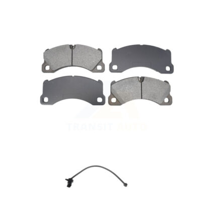 Front Semi-Metallic Disc Brake Pad Wear Sensor Kit For Porsche Macan except Ceramic Rotor KSW-100784