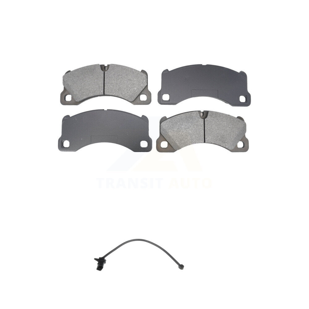 Front Semi-Metallic Disc Brake Pad Wear Sensor Kit For Porsche Macan except Ceramic Rotor KSW-100784