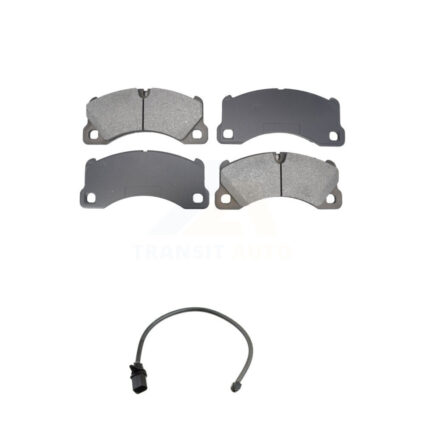 Front Semi-Metallic Disc Brake Pads And Wear Sensors Kit For Porsche Macan KSW-100785