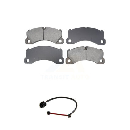 Front Semi-Metallic Disc Brake Pads And Wear Sensors Kit For Porsche Cayenne KSW-100787