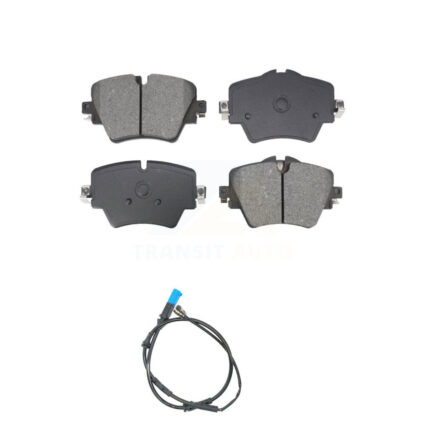 Front Semi-Metallic Disc Brake Pads And Wear Sensors Kit For BMW X3 X4 KSW-100796
