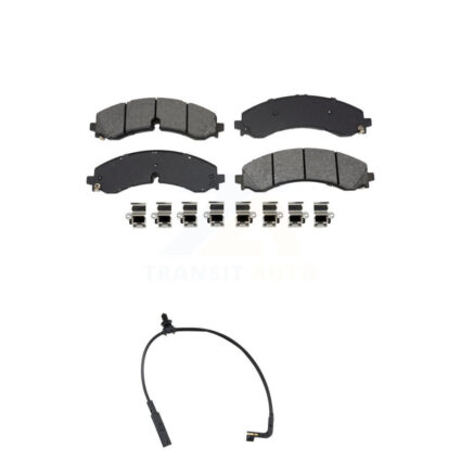 Front Semi-Metallic Brake Pads Wear Sensor Kit For GMC Chevrolet Sierra 2500 HD Silverado KSW-100799