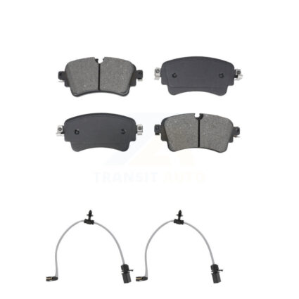Rear Semi-Metallic Brake Pad And Wear Sensor Kit For Audi Q5 A6 Quattro A7 Sportback PHEV KSW-100802