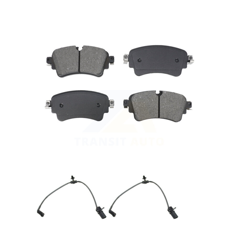 Rear Semi-Metallic Brake Pads Wear Sensor Kit For Audi A4 Quattro A5 Sportback S5 allroad KSW-100804