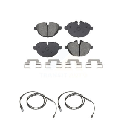 Rear Semi-Metallic Disc Brake Pads And Wear Sensors Kit For BMW X3 X4 KSW-100806