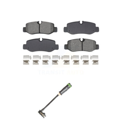 Rear Semi-Metallic Disc Brake Pads And Wear Sensors Kit For Mercedes-Benz Metris 2.0L KSW-100829